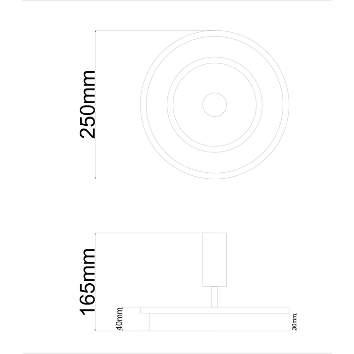 Спот Arte Lamp Tommy A2607AP-20BK