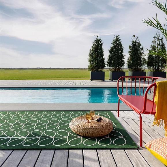 Ковер Orla Kiely 460507 (140x200) Linear Stem Jade Outdoor 140x200 см