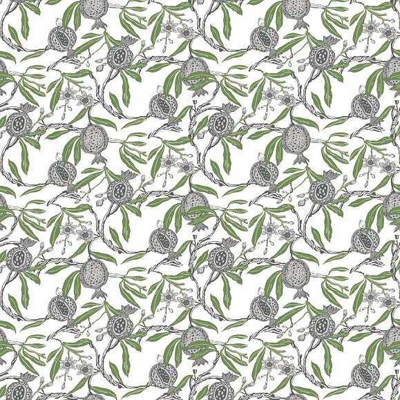 Обои Gaston y Daniela GDW5439-001 Granadas Blanco/Verde