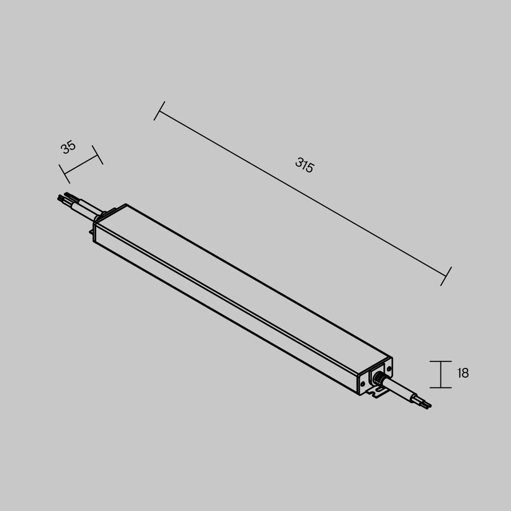 Блок питания Maytoni Led Strip PSL023 24В 100Вт IP 67 822011