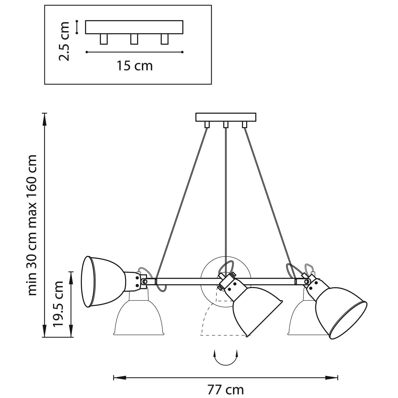 Подвесная люстра Lightstar ACROBATA 761160