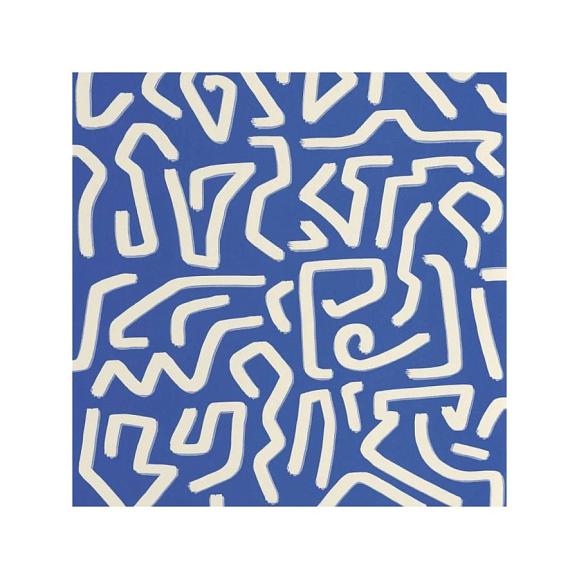 Обои Casadeco 89356606 Symbol Bleu indigo