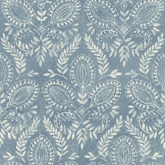Обои York BO6733 Laurel Damask Blue