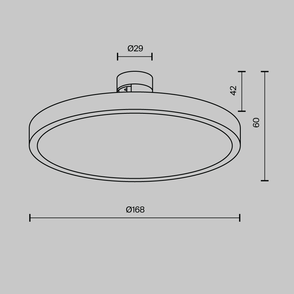 Трековый магнитный светильник Maytoni Plato TR153-1-10W4K-BS