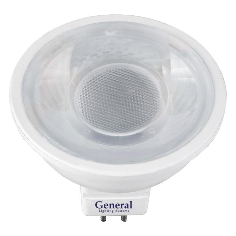 Светодиодная лампа General GLDEN-MR16-7-230-GU5.3-3000 643400