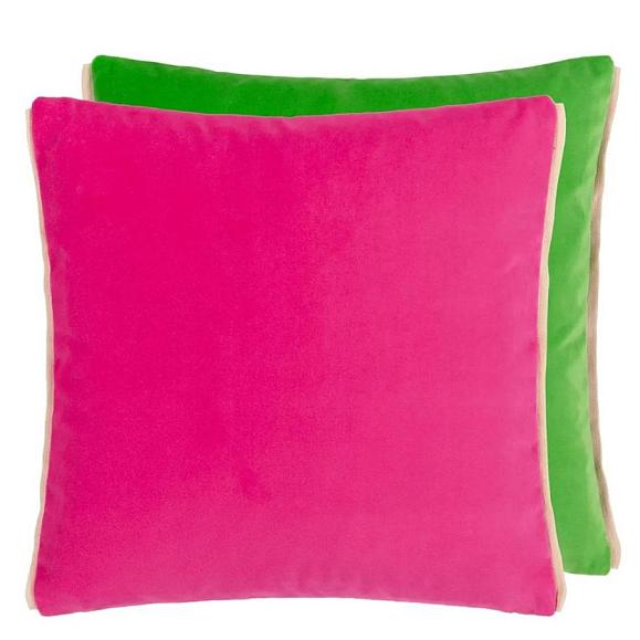 Подушка CCDG1428, Varese, Fuchsia Malachite, Designers Guild 43 x 43см