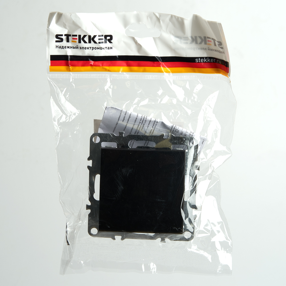 Выключатель 1-клавишный Stekker Эрна PSW10-9103-03 49148