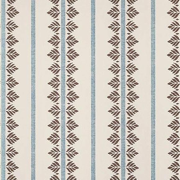 Обои Anna French AT15106 Fern Stripe Brown and Slate