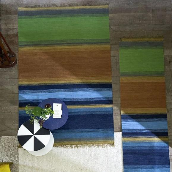 Ковровая дорожка Designers Guild RUGDG0924 Mikome Indigo 75 x 250 см
