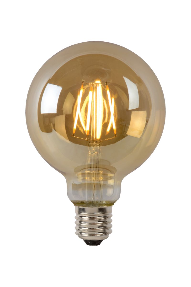 Светодиодная диммируемая лампа Lucide E27 5W 2700K шар 49069/05/62