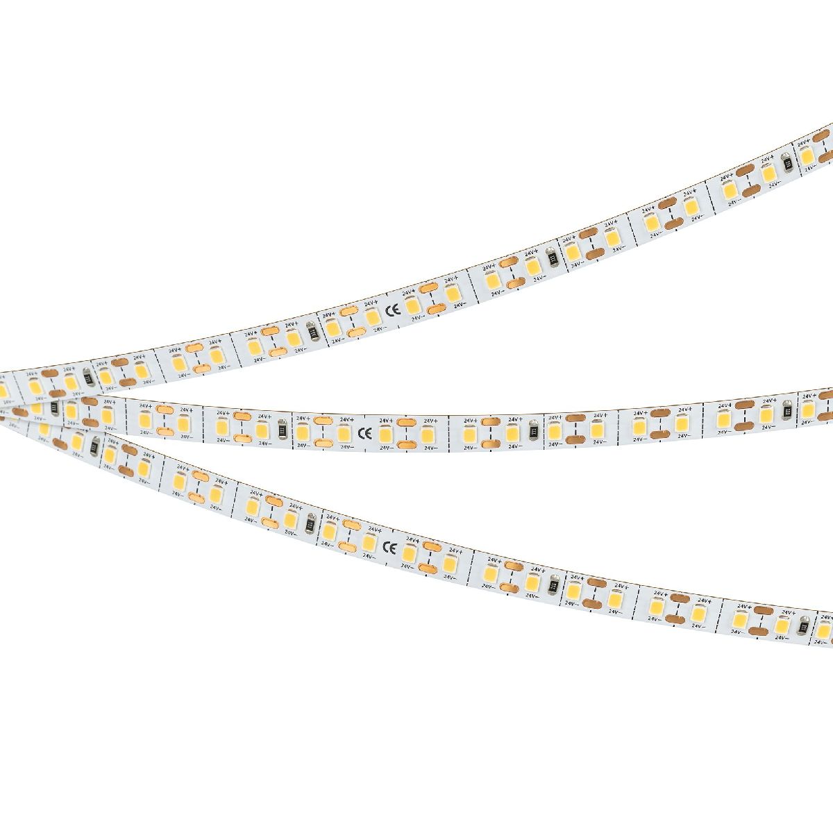 Светодиодная лента Arlight FC-A120-8mm 24V Warm2700-CX1 (10 W/m, IP20, 5m) 052797