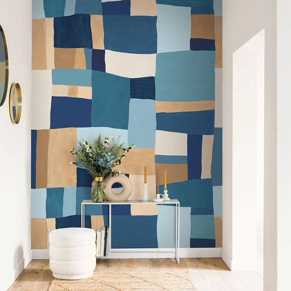 Панно Caselio 104896201 Wonderfull Patchwork Bleu
