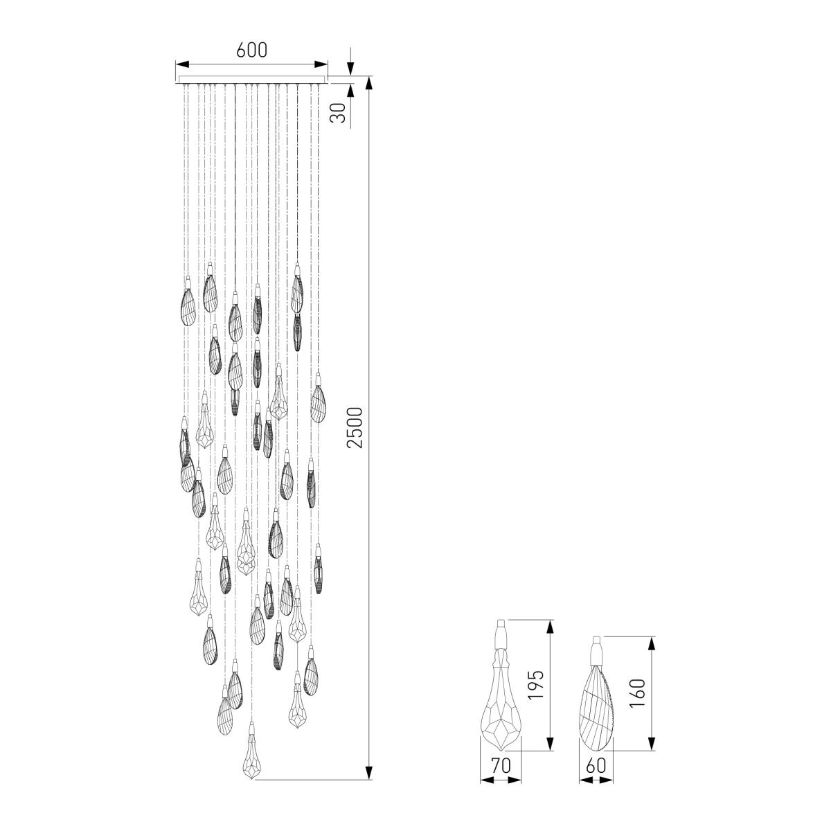 Подвесной светильник Bogate's 91100 LED a071440