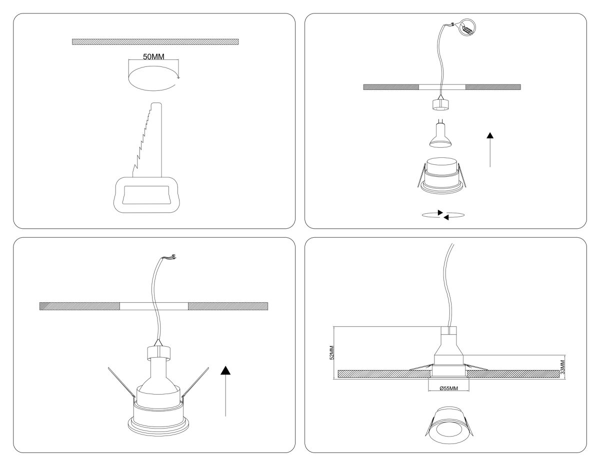 Точечный светильник Ambrella Light Techno Spot TS51813