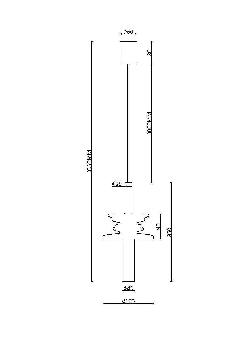 Подвесной светильник Maytoni Sound Wave MOD255PL-01B4