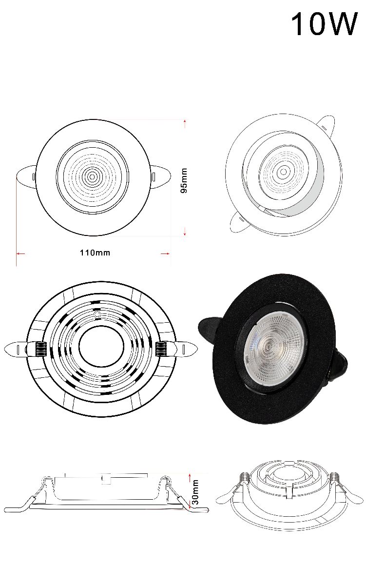 Встраиваемый светильник Zortes Raiz ZRS.57795.5