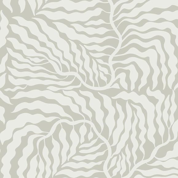 Обои York AG2064 Fern Fronds Grey/White