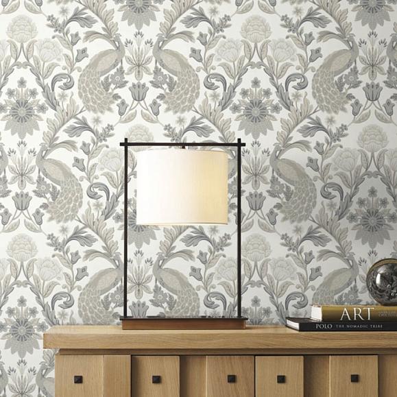 Обои York AC9102 Plume Dynasty White/Neutral