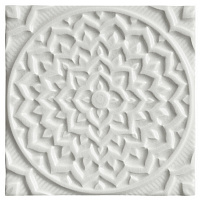 RELIEVE MANDALA COSMOS ASH GRAY 15x15 ADEH4013