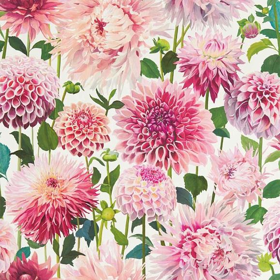 Обои Harlequin 112843 Dahlia Blossom/Emerald/New Beginnings