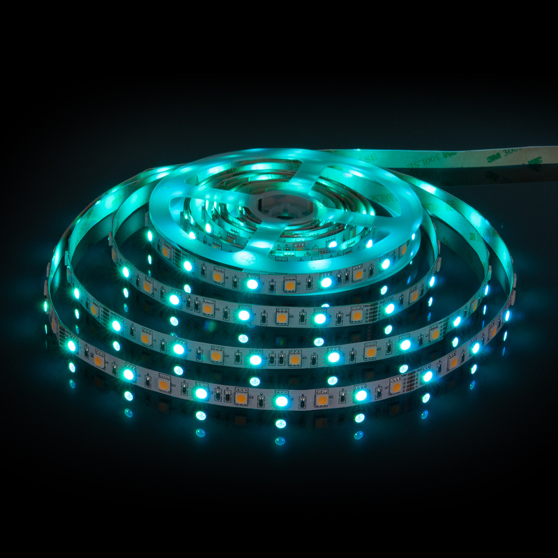 Светодиодная лента Elektrostandard 24V 14,4W 60Led 5050+5050 IP20 MIX RGB/теплый белый, 5м 4690389172250 a053728