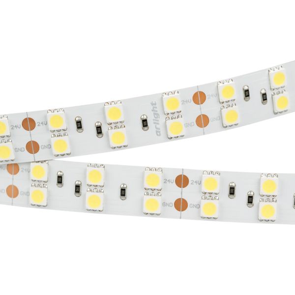 Светодиодная лента Arlight RT-B120-15mm 24V White6000 (28.8 W/m, IP20, 5060, 5m) 011256(2)