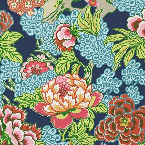 Обои Thibaut T75488 Honshu Navy