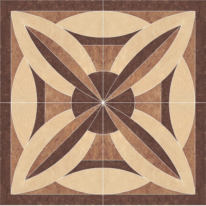 Декор Напольный Mistral Beige Rozeta 1.2x1.2