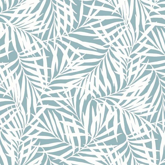 Обои York CV4435 Oahu Fronds Belize Blue