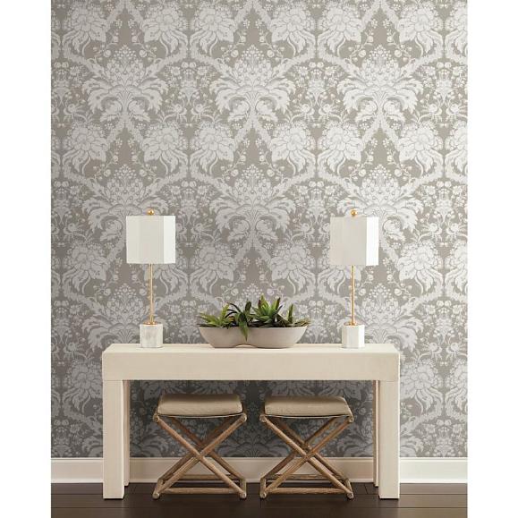 Обои York DM4952 French Artichoke Damask Mink