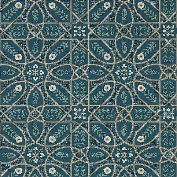 Обои Morris 216699 Brophy Trellis Deep Teal