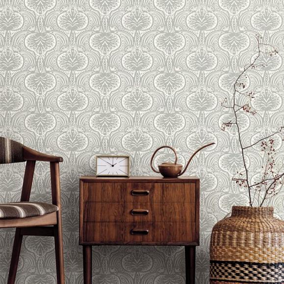 Обои York HO2152 Lotus Palm Grey