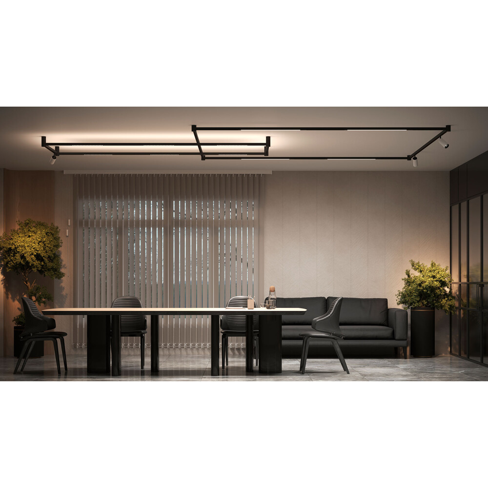 Трековый магнитный светильник Arte Lamp Optima A7367PL-1BK