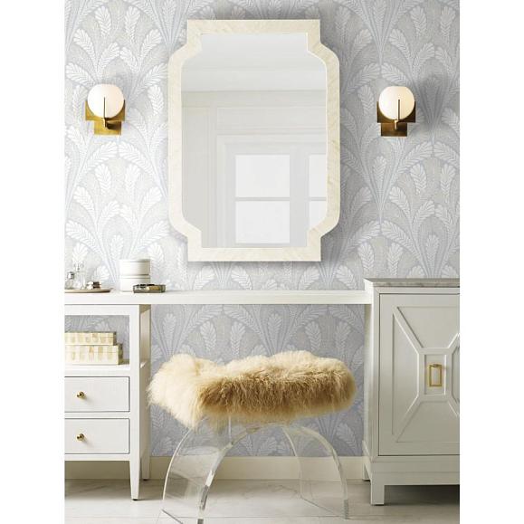 Обои York DM5021 Shell Damask Blue