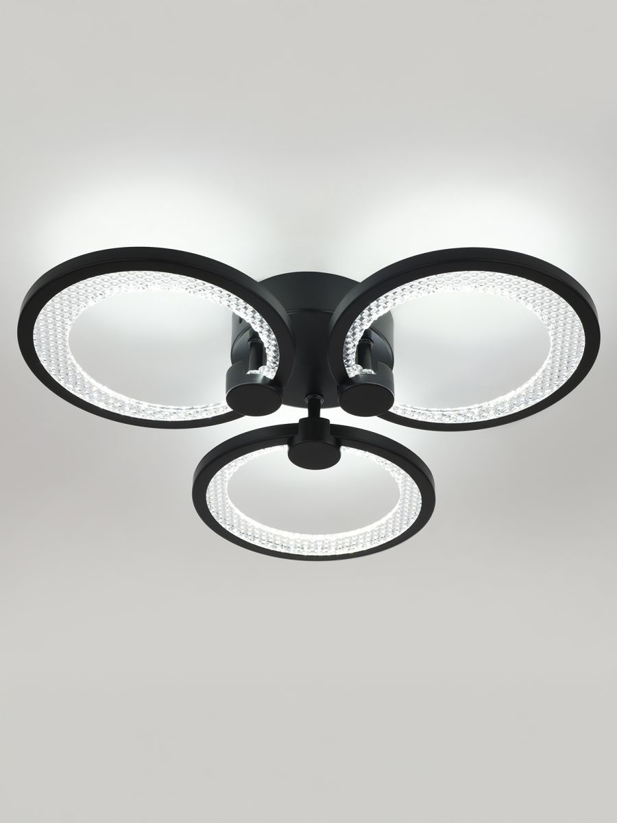 Потолочный светильник Эра Модерн Odry CLL-1-46W 3K-6,5K RC BK