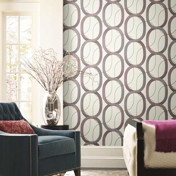 Обои York OS4216 Interlock Plum