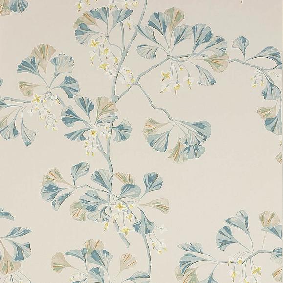 Обои Colefax and Fowler W7004-02 Greenacre Old Blue
