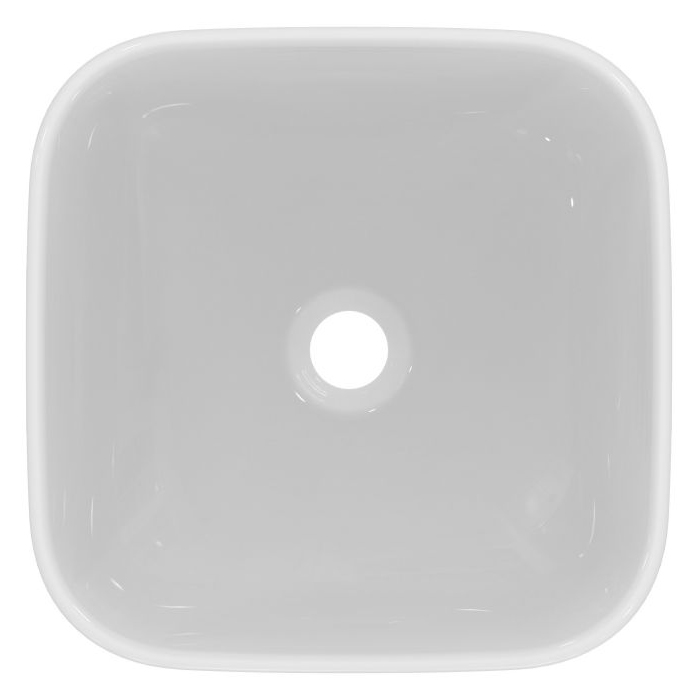 Ideal Standard i.life Раковина 38х38х13см., накладная, без отв., без перелива, без крепежа, цвет: белый глянцевый