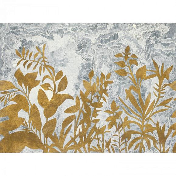 Панно Casamance 75651832 Fleur De Lune Gris nuage/doré