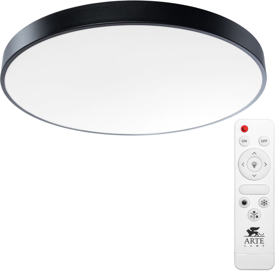 Потолочный светодиодный светильник Arte Lamp Arena A2673PL-1BK