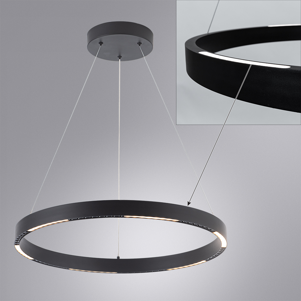 Подвесной светильник Arte Lamp Lao A2189LM-1BK
