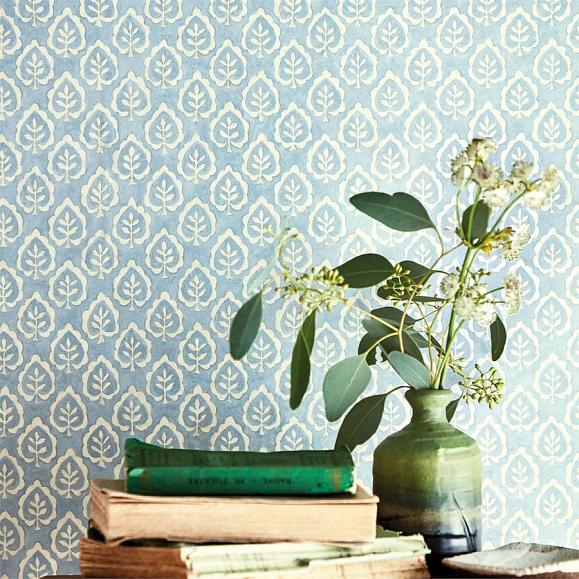 Обои Sanderson 216898 Fencott Blue