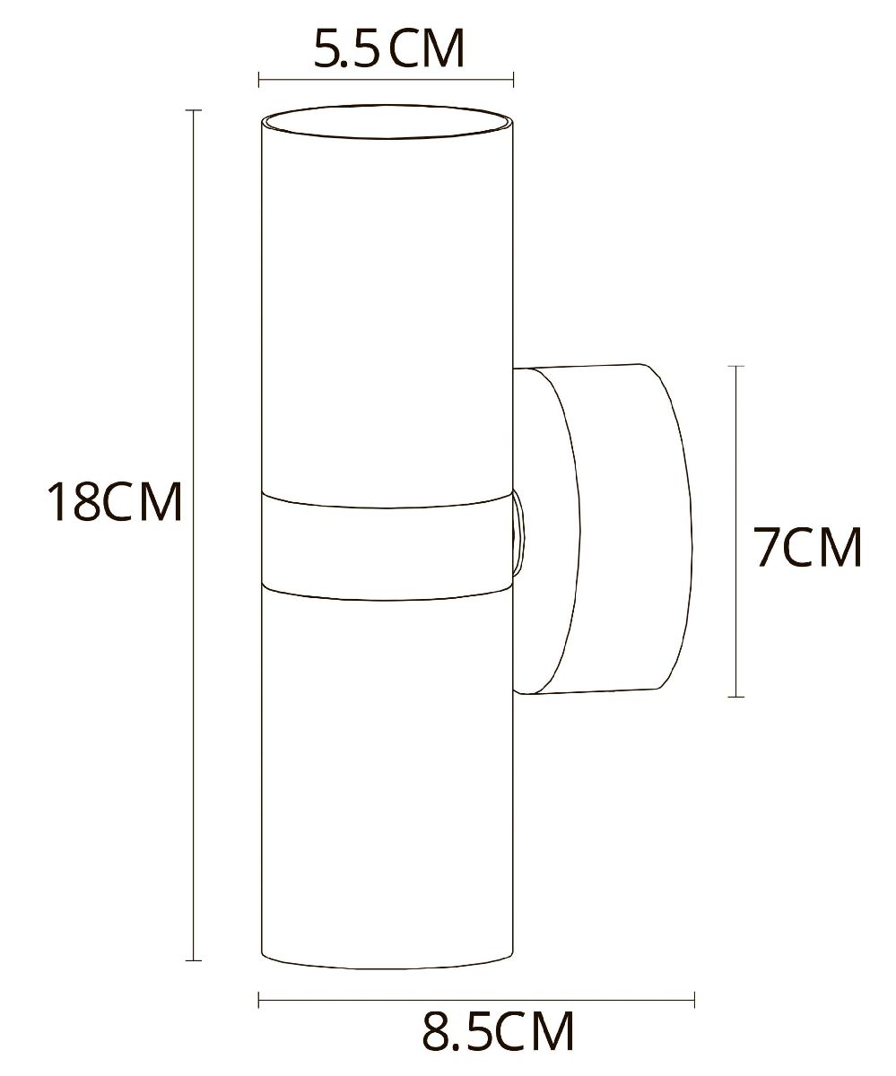 Настенный светильник Arte Lamp Ran A3143AP-2BK