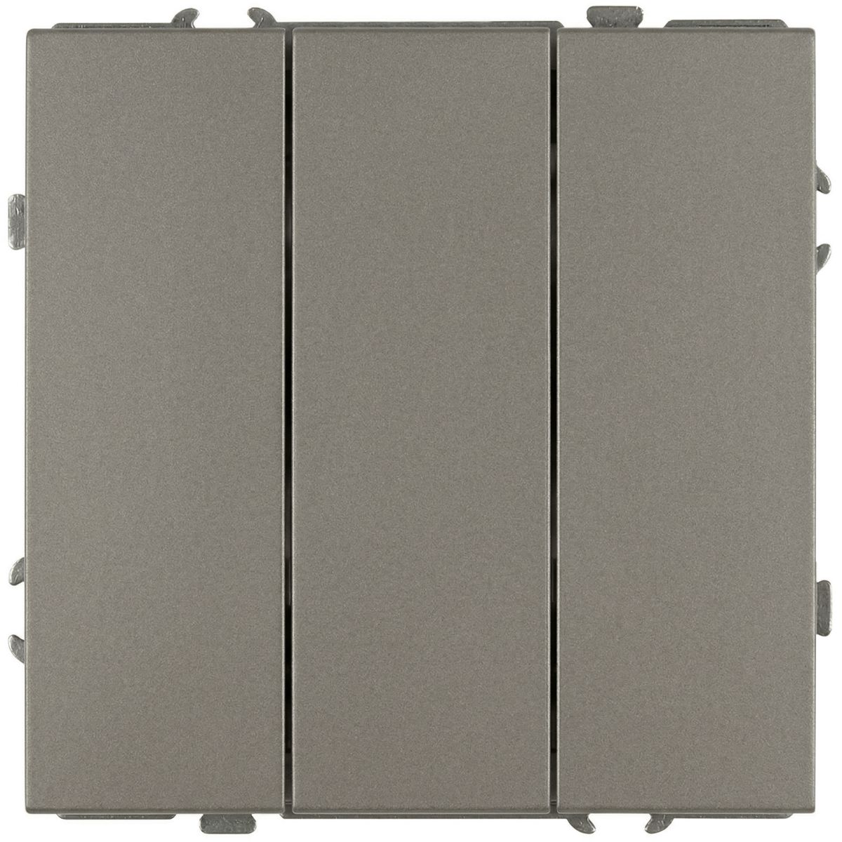 Выключатель Эра Galaxy 15-1107-07 тройной 10АХ-250В IP20 титан Б0070726