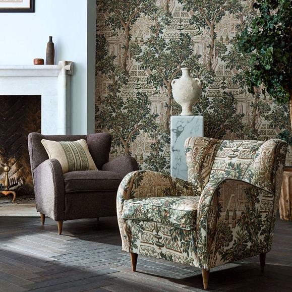 Обои Zoffany 313051 Italian Garden Tuscan Pink