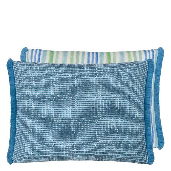 Подушка CCDG1553, Pompano Outdoor, Aqua, Designers Guild 60 x 45см