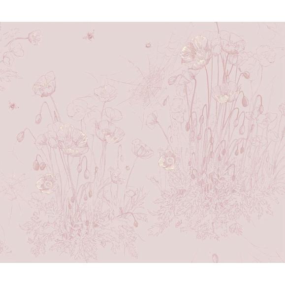 Обои Astratonova ² VI-Flp-02 Field of Poppies Rose02