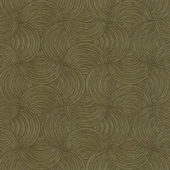 Обои Casamance 76630814 Meteore Kaki/bronze