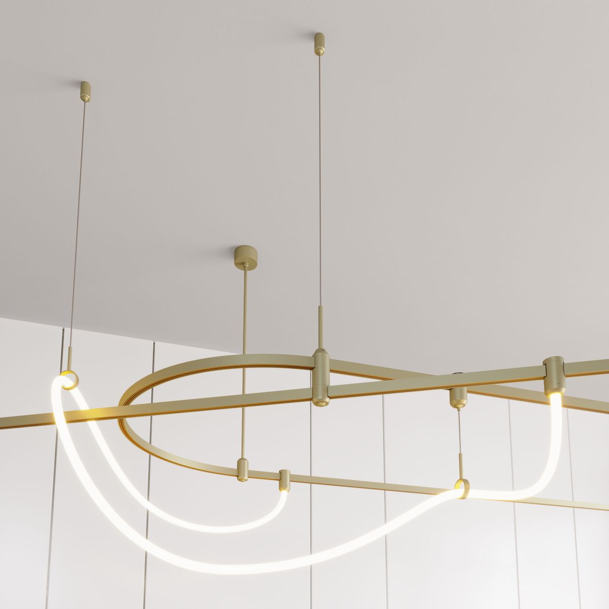 Трековый светильник Arlight ART-APRIORI-TUBE-ELASTIC-R38-L2000-24W Warm3000 (Оливковый, 360 deg, 48V) (IP20 Металл) 053984(1)
