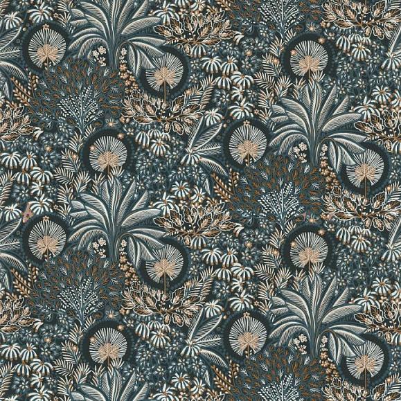 Обои Casamance 75391528 Persee Noir/cuivre
